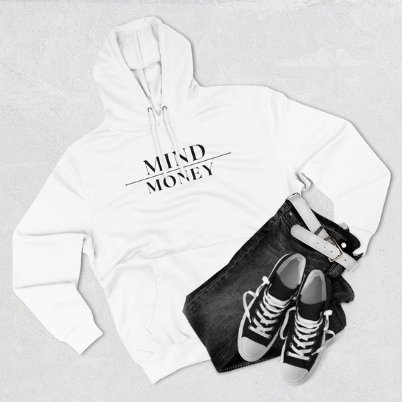 Mind Over Money Unisex Premium Hoodie Sweatshirt Sustainable - Picture 3 of 8